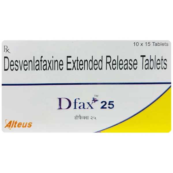 Dfax 25 mg ER Tablet 15's