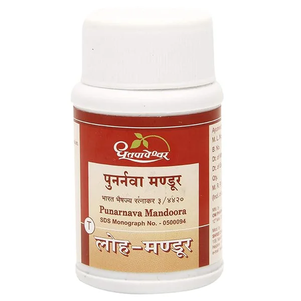 Dhootapapeshwar Punarnava Mandoora 60'S Tab