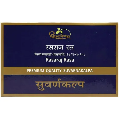 Dhootapapeshwar Premium Rasaraj Rasa, 10 Tablets