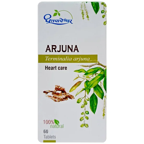Dhootapapeshwar Arjuna Heart Care Tablet, 60 Count