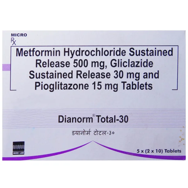 Dianorm Total-30 Tablet 10's