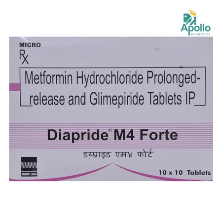 Diapride M4 Forte Tablet 10's