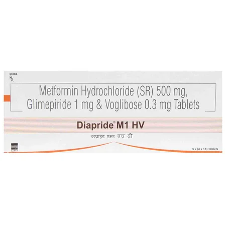 Diapride M1 HV Tablet 15's
