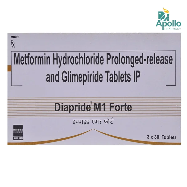 Diapride M1 Forte Tablet 30's