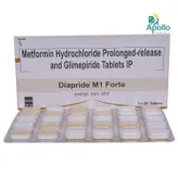 Diapride M1 Forte Tablet 30's, Pack of 30 TABLETS