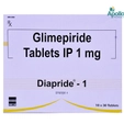 Diapride-1 Tablet 30's