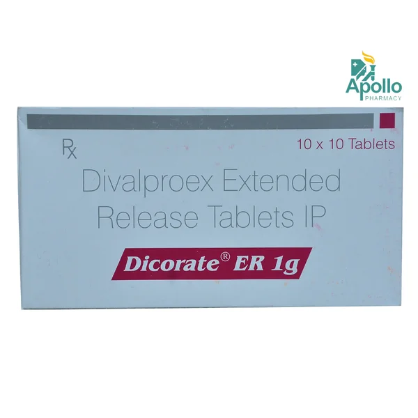 Dicorate ER Tablet 1g 10's, Pack of 10 TABLETS