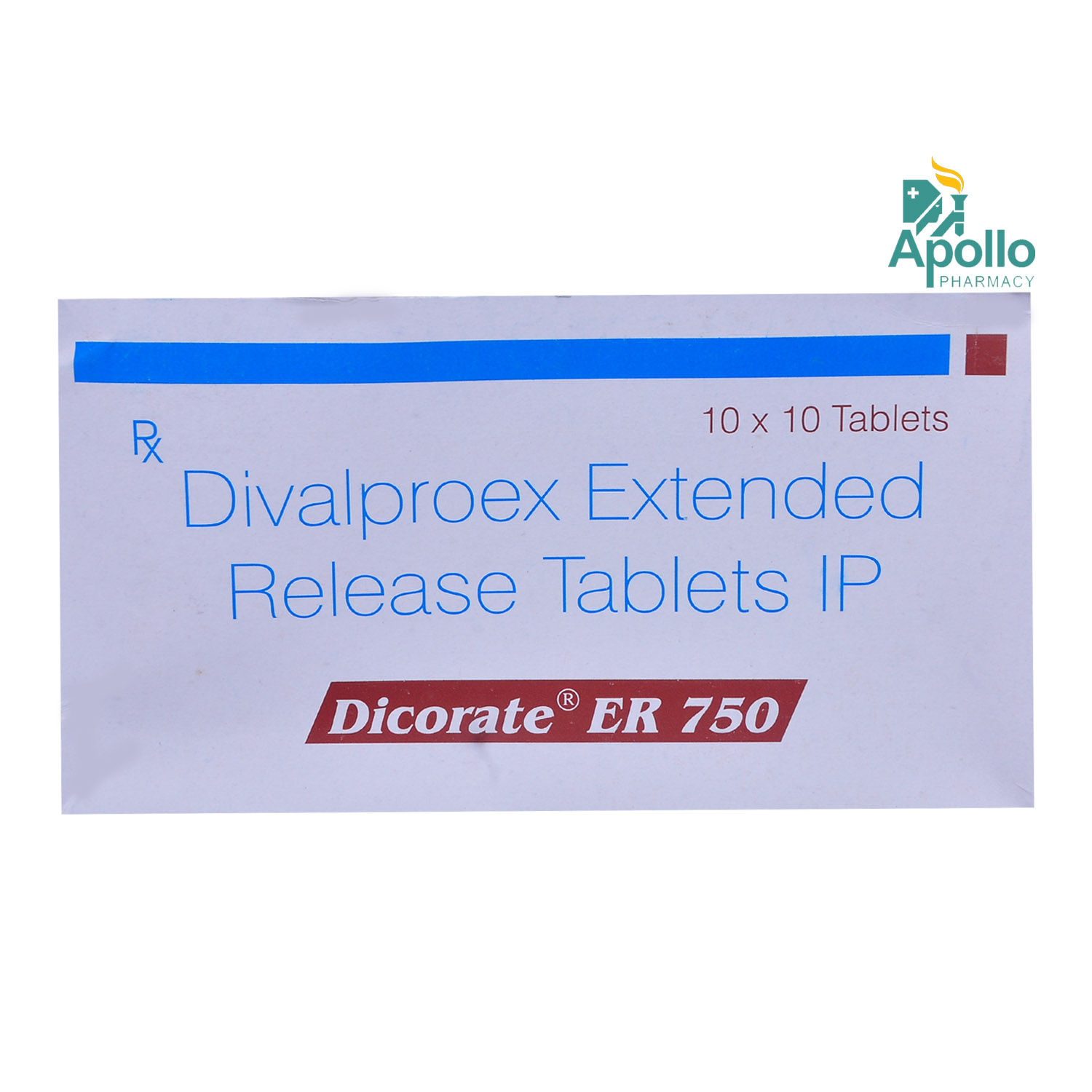 Dicorate ER 750 Tablet 10's, Pack of 10 TABLETS
