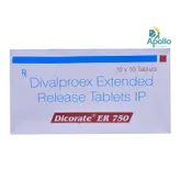 Dicorate ER 750 Tablet 10's, Pack of 10 TABLETS
