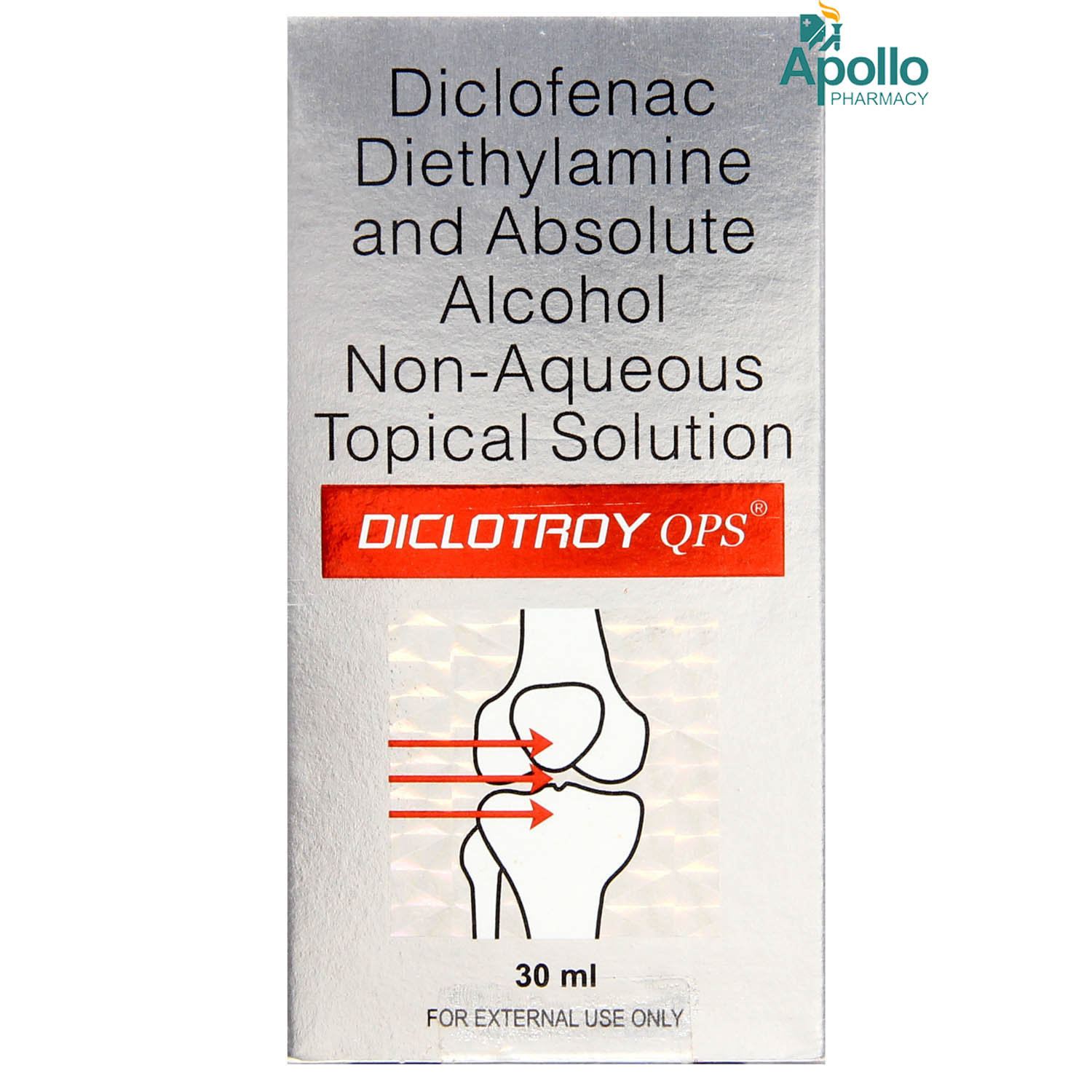 Buy DICLOTROY QPS SOLUTION 30ML Online