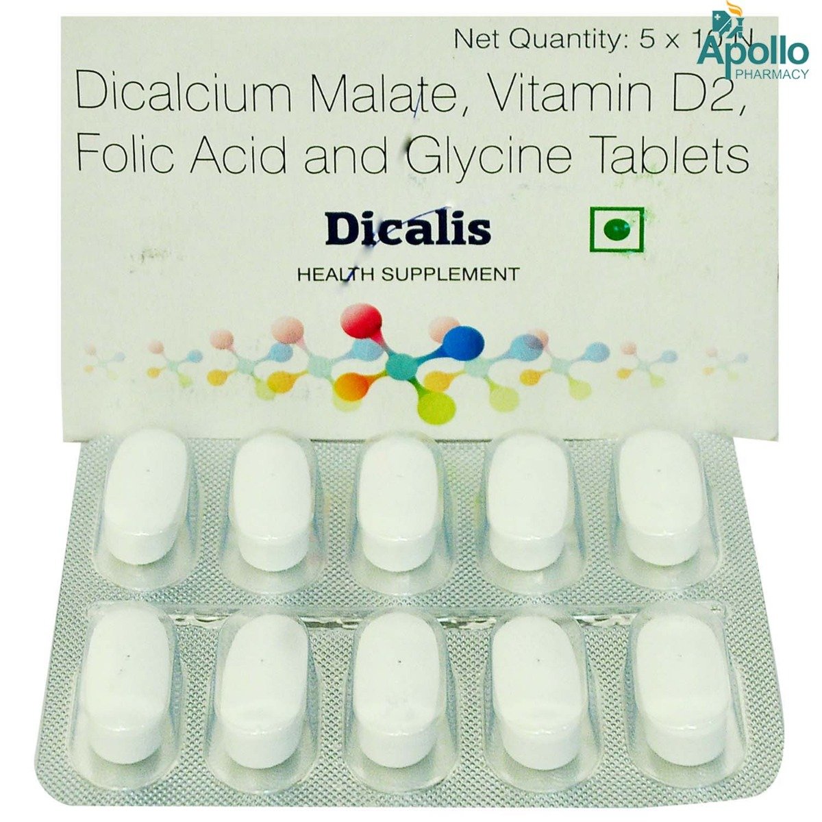 Dicalis Tablet 10's, Pack of 10 TABLETS Dicalis Tablet 10's, Pack of 10 TABLETS