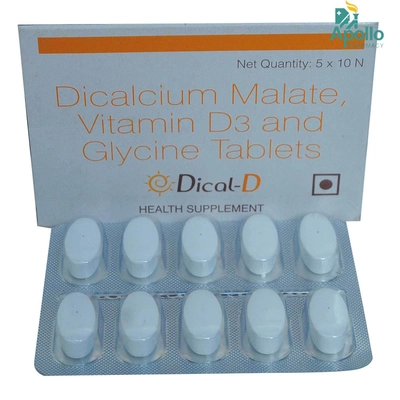 Dical-D Tablet 10's, Pack of 10 TABLETS