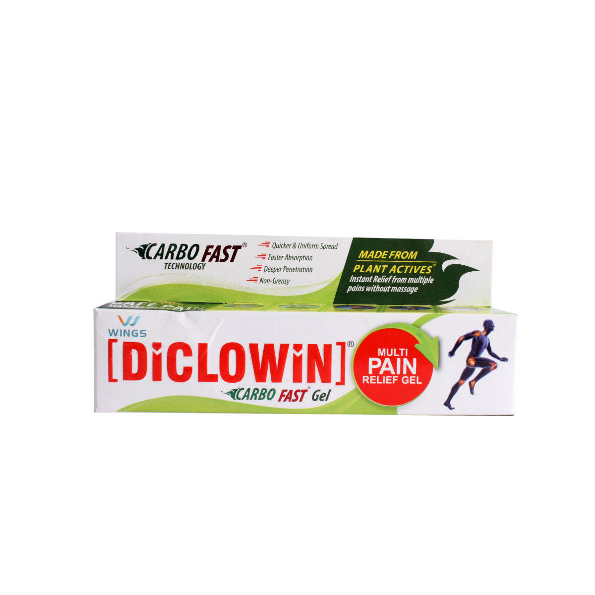 Buy Diclowin Carbofast Gel 30 gm Online