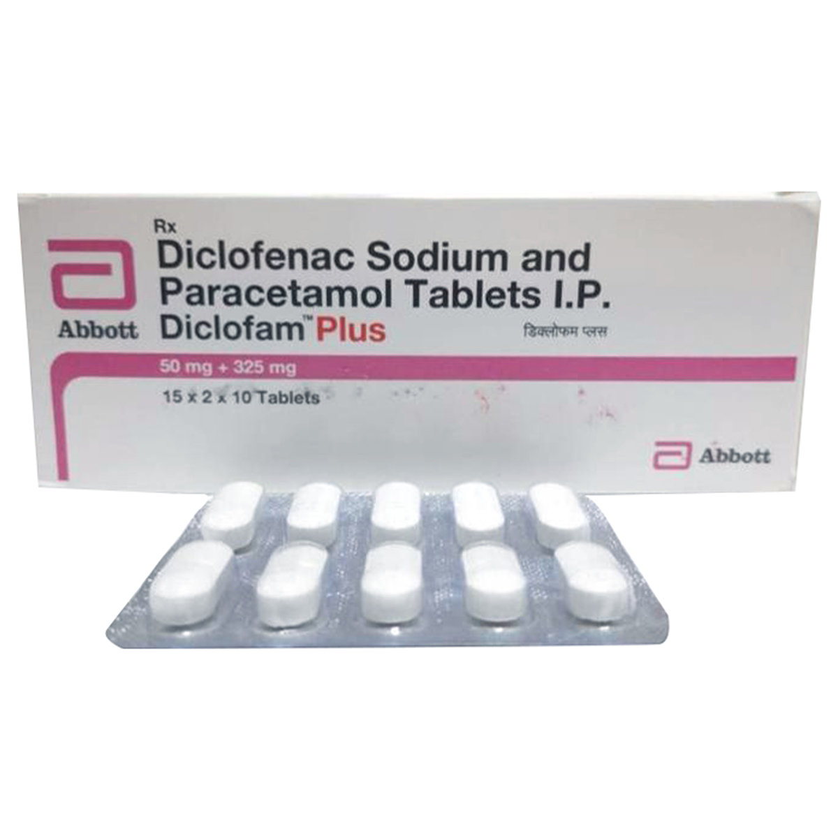 Diclofam Plus Tablet 10's, Pack of 10 Diclofam Plus Tablet 10's, Pack of 10