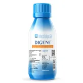 Digene Antacid Antigas Gel Orange Flavour, 200 ml, Pack of 1 Oral Gel