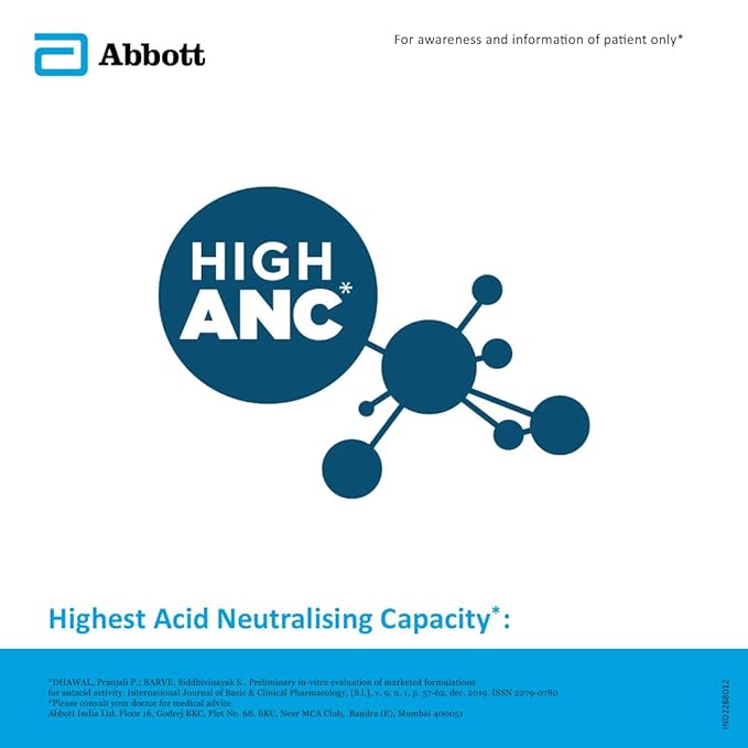 Digene Acidity & Gas Relief Gel Mixed Fruit Flavour, 200 ml, Pack of 1 Digene Acidity & Gas Relief Gel Mixed Fruit Flavour, 200 ml, Pack of 1