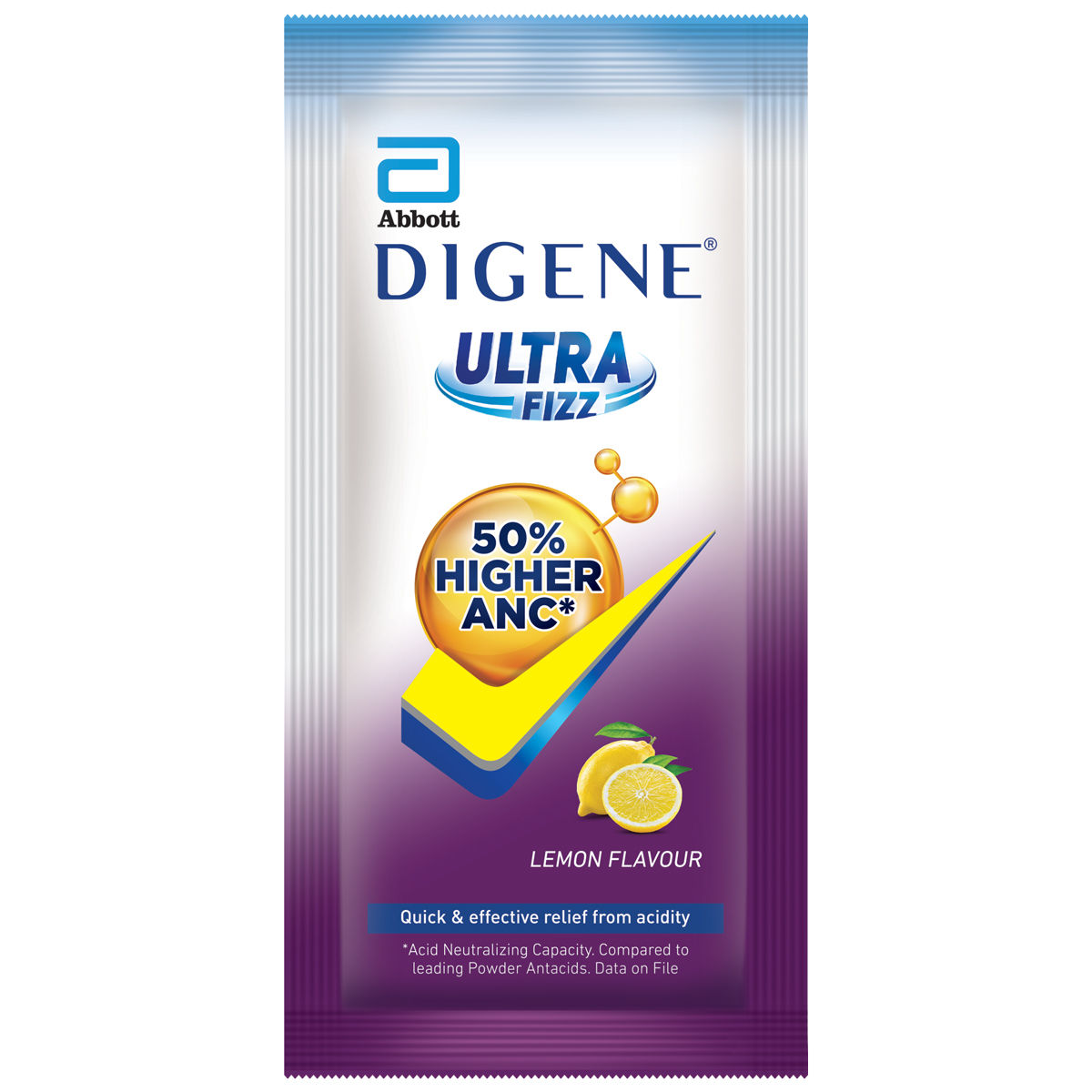 Buy Digene Ultra Fizz Lemon Flavour Powder 6.25 gm Online