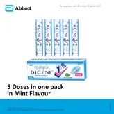 Digene On The Go Pack Mint Flavour Antacid Antigas Gel, 5x10 ml, Pack of 1 GEL