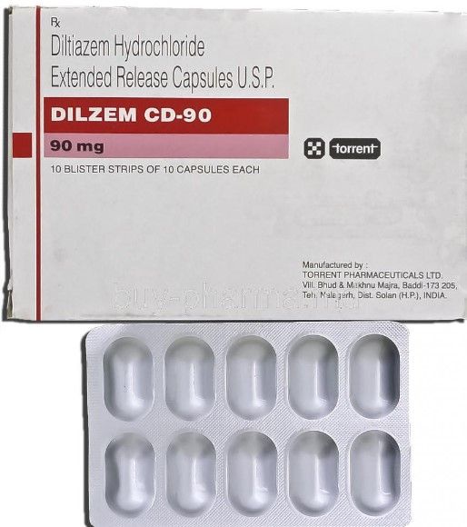 Buy Dilzem CD-90 Capsule 10's Online