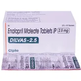 Dilvas-2.5 Tablet 10's, Pack of 10 TABLETS
