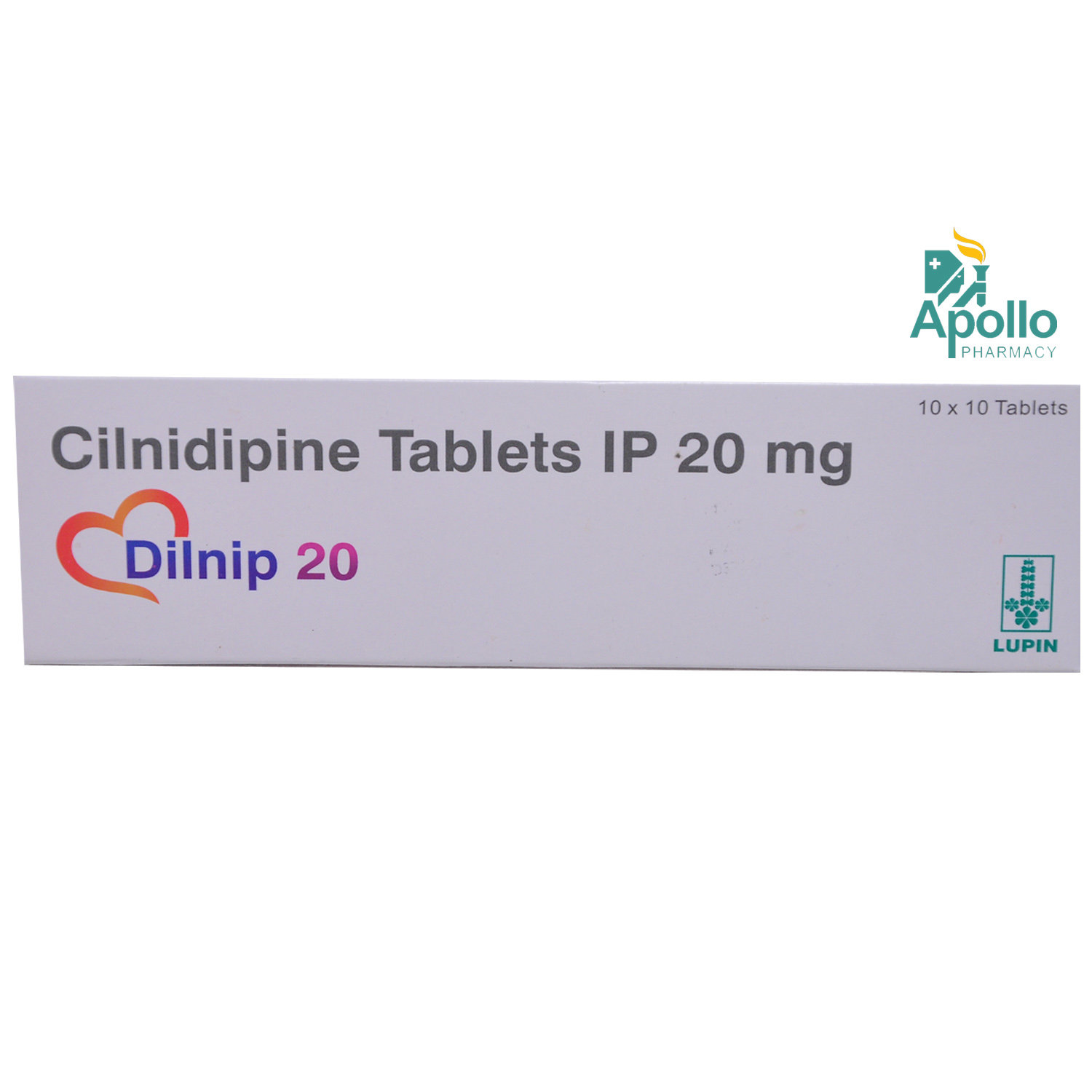 Dilnip 20 Tablet 10's, Pack of 10 TabletS Dilnip 20 Tablet 10's, Pack of 10 TabletS