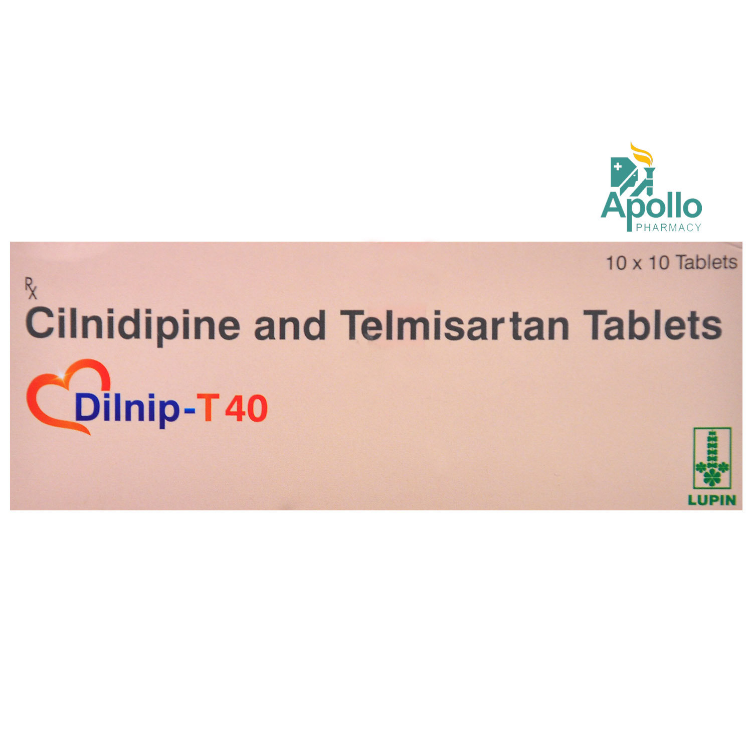 Dilnip-T 40 Tablet 10's, Pack of 10 TABLETS Dilnip-T 40 Tablet 10's, Pack of 10 TABLETS