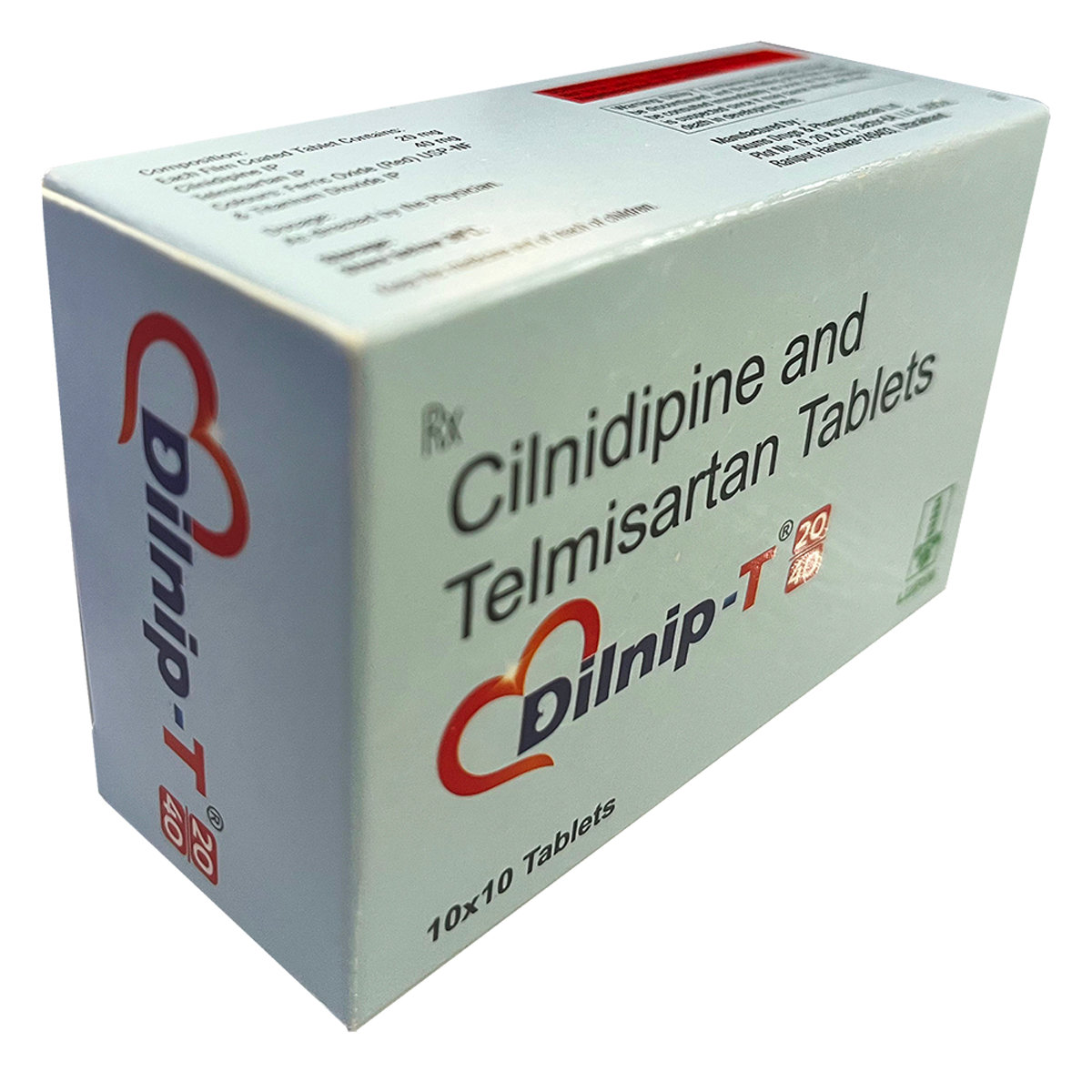 Dilnip-T 20/40 Tablet 10's, Pack of 10 Dilnip-T 20/40 Tablet 10's, Pack of 10