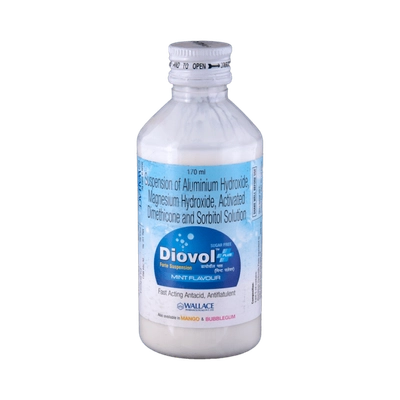 Diovol-LA Forte SF Mint Flavour Suspension 170 ml, Pack of 1 LIQUID