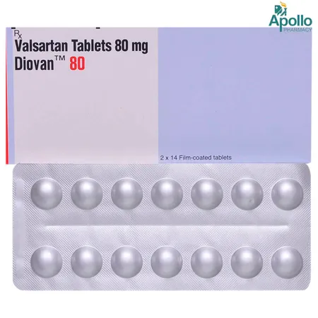 Diovan 80 Tablet 14's