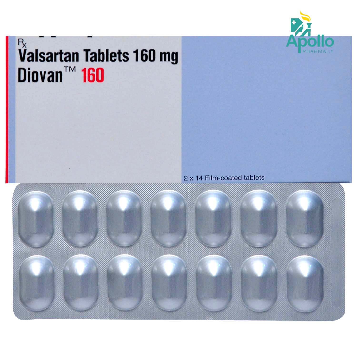 Buy Diovan 160 Tablet 14's Online