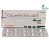 Dione Tablet 10's, Pack of 10 TABLETS