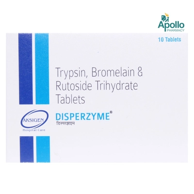 Disperzyme Tablet 10's, Pack of 10 TABLETS