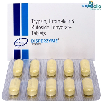 Disperzyme Tablet 10's, Pack of 10 TABLETS