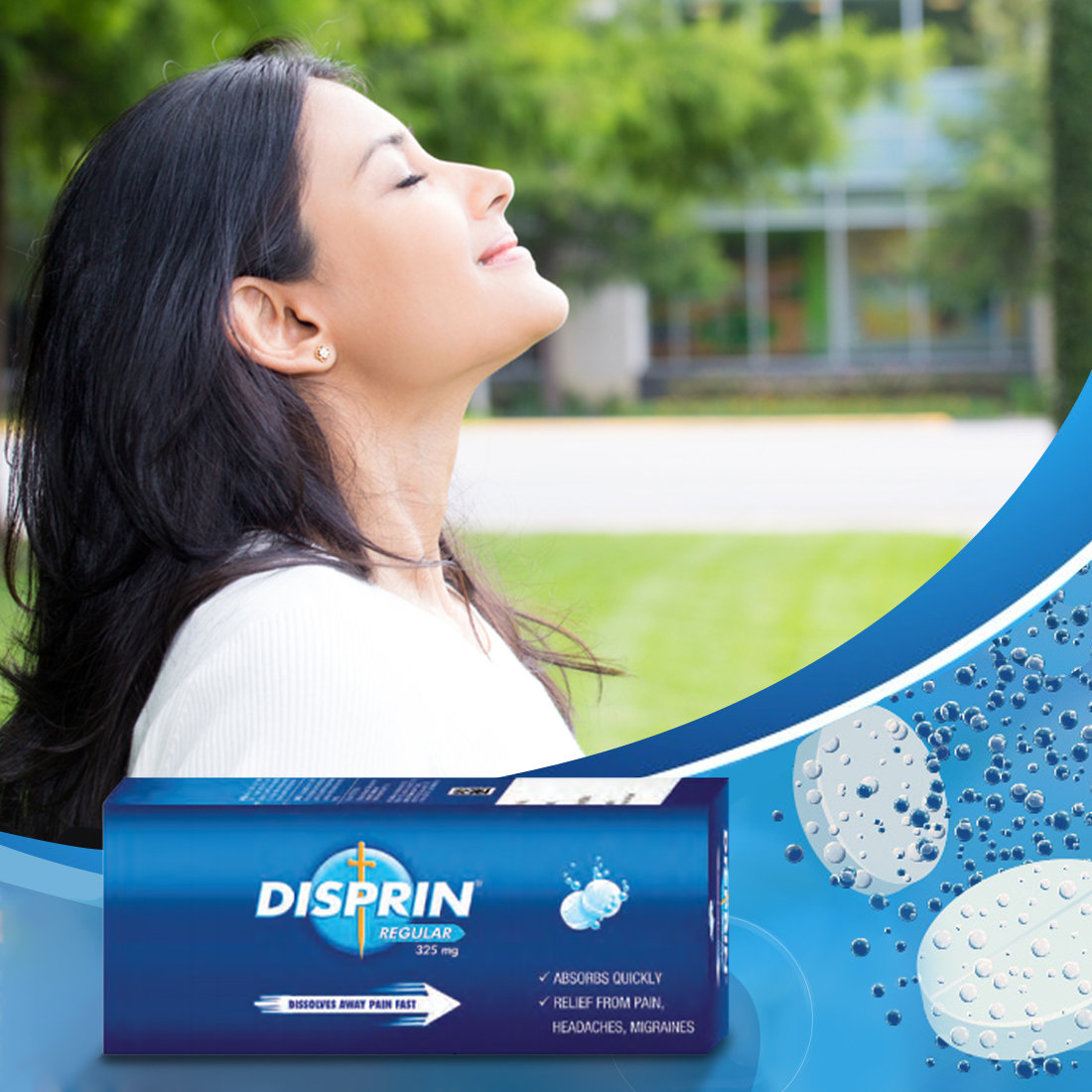 Disprin Regular 325 mg, 10 Tablets, Pack of 10 Disprin Regular 325 mg, 10 Tablets, Pack of 10