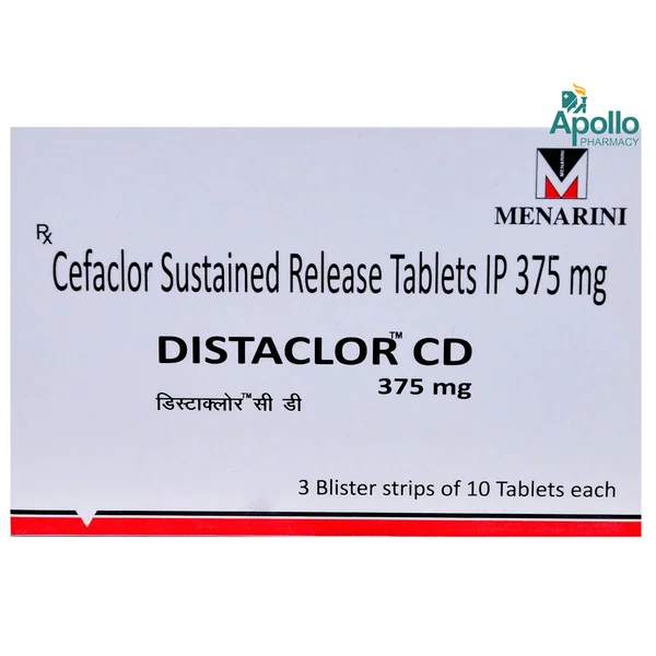 Distaclor CD 375 Tablet 10's