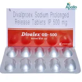 Divalex OD-500 Tablet 10's, Pack of 10 TABLETS