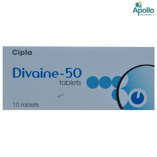 Divaine 50 Tablet 10's, Pack of 10 TABLETS