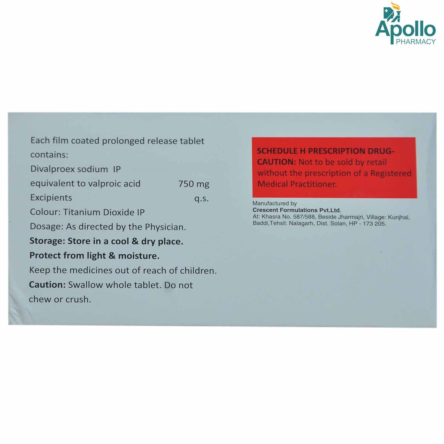 Divalex OD-750 Tablet 10's, Pack of 10 TABLETS Divalex OD-750 Tablet 10's, Pack of 10 TABLETS