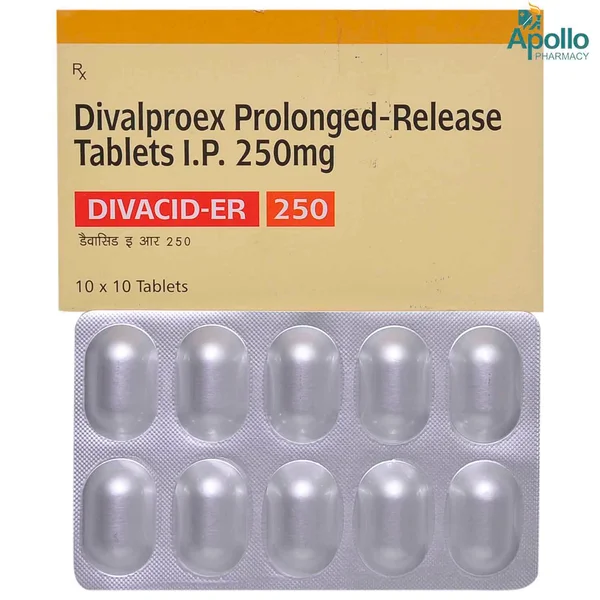 Divacid ER 250 mg Tablet 10's