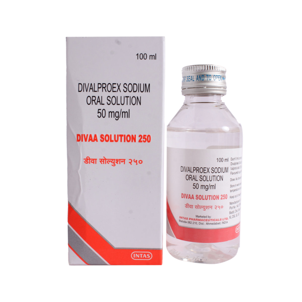 Divaa 250mg Solution 100ml, Pack of 1 Solution Divaa 250mg Solution 100ml, Pack of 1 Solution