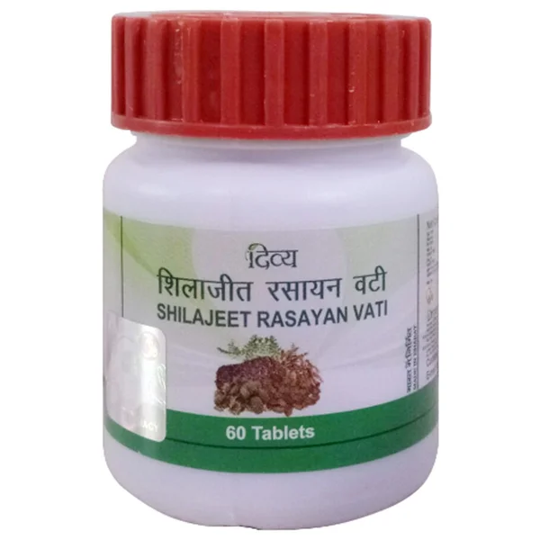 Patanjali Divya Shilajeet Rasayan Vati, 60 Tablets, Pack of 1