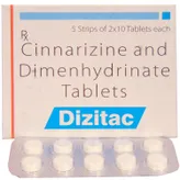 Dizitac Tablet 10's, Pack of 10 TABLETS