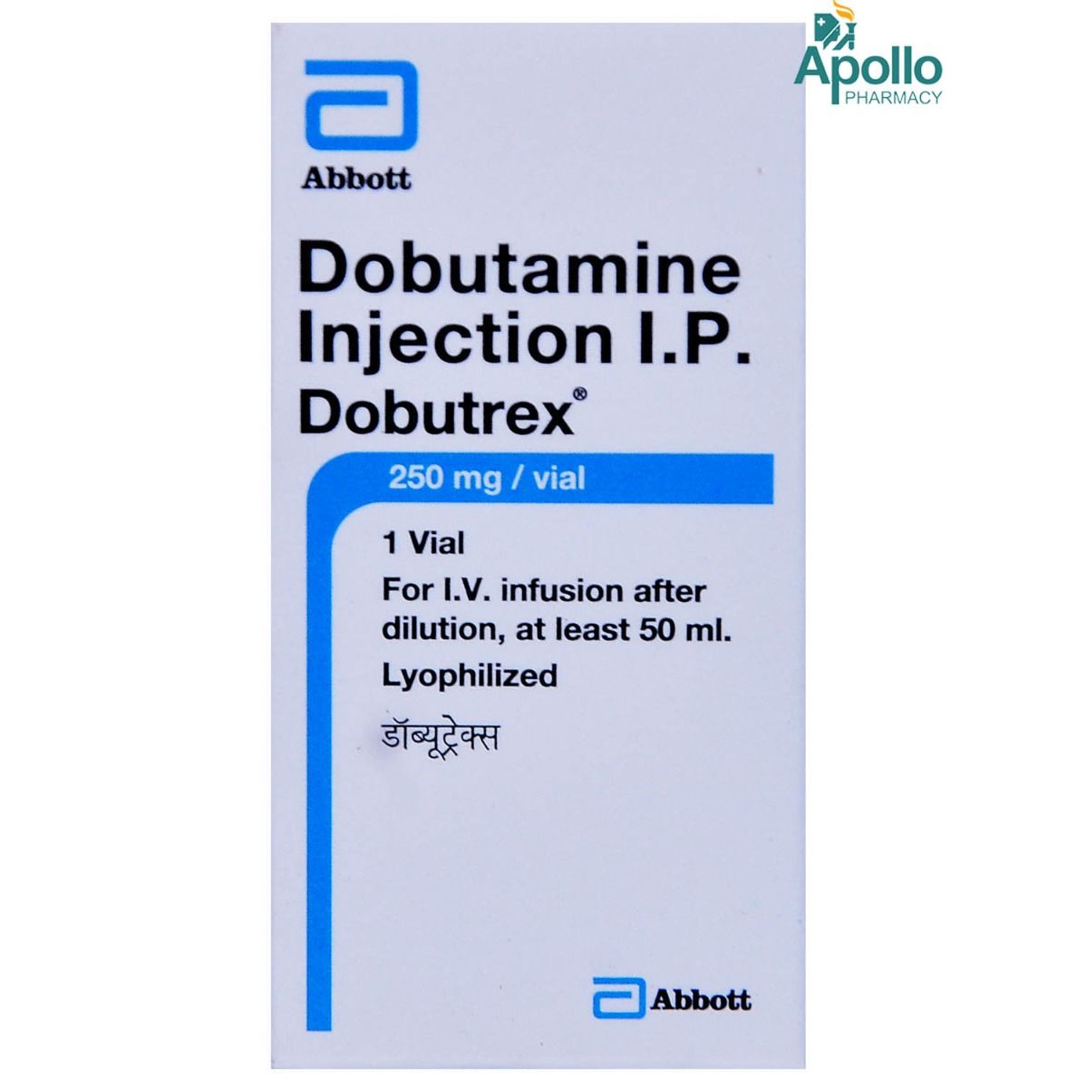 Buy Dobutrex 250 mg Injection 1's Online