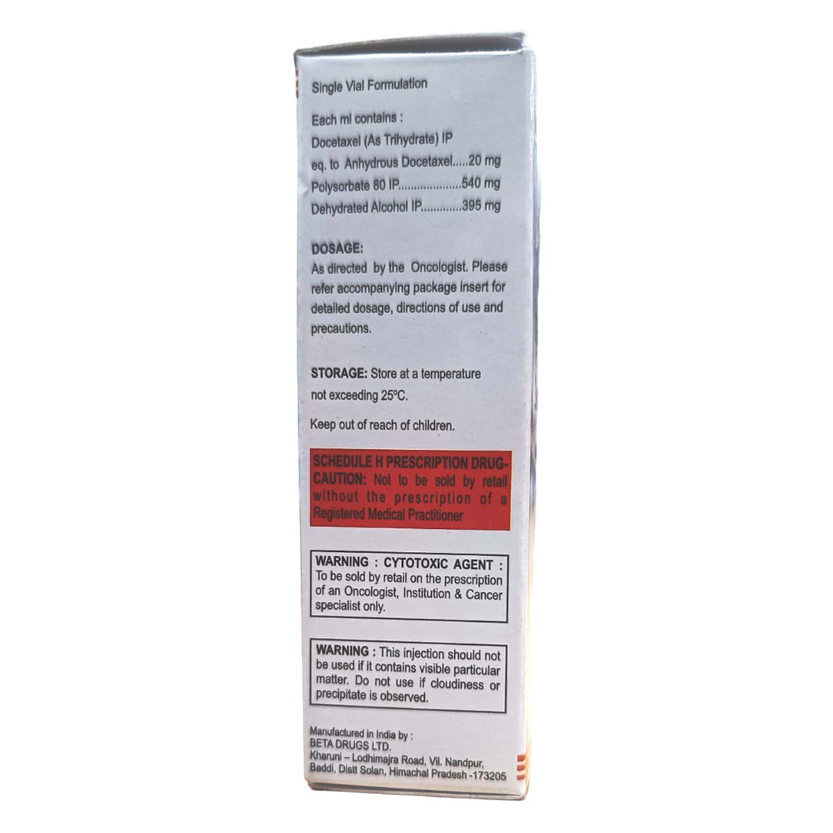 Docemaps 120 Injection 6 ml, Pack of 1 Injection Docemaps 120 Injection 6 ml, Pack of 1 Injection