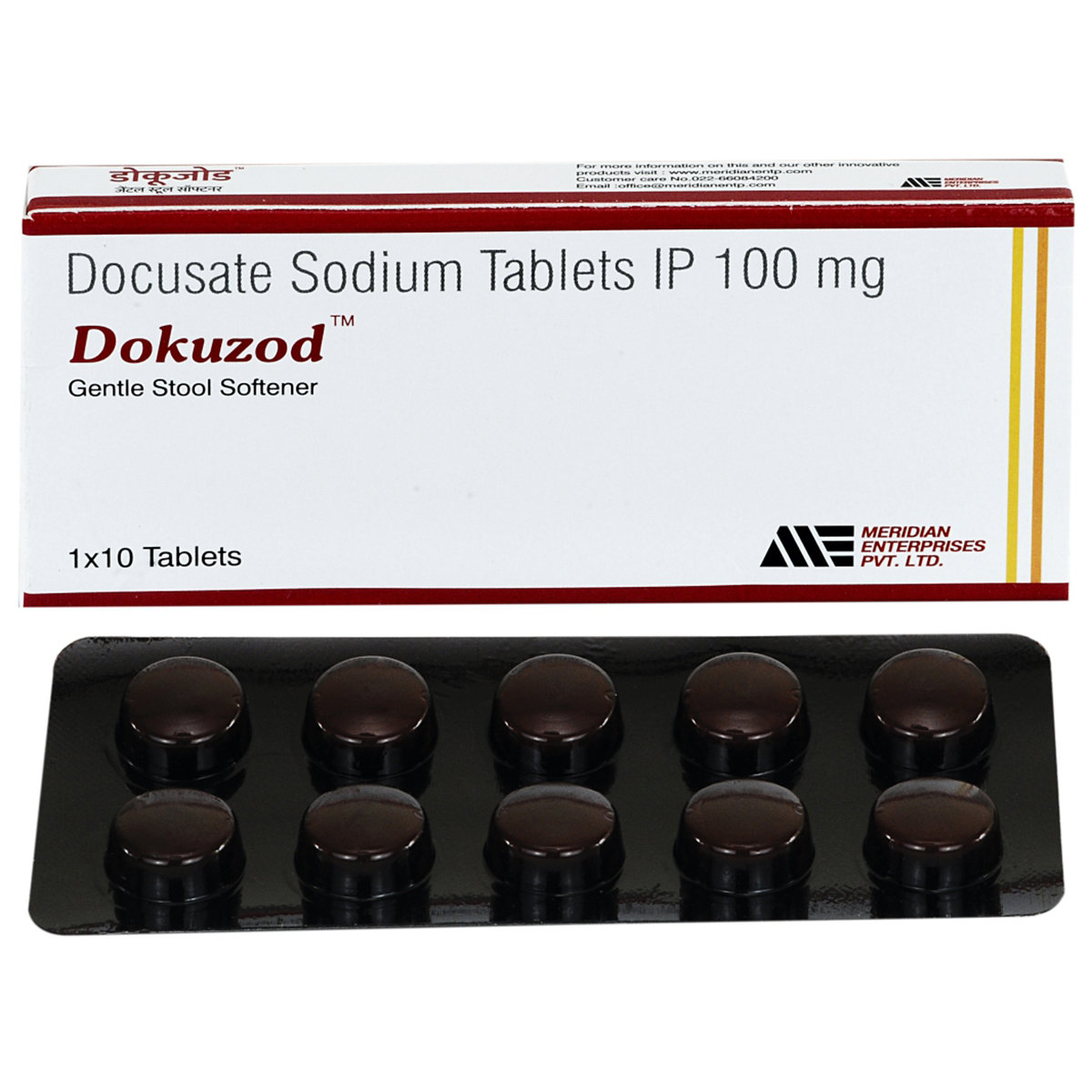 Dokuzod 100 mg Tablet 10's Dokuzod 100 mg Tablet 10's