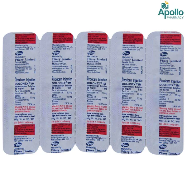 Dolonex IM 20 mg Injection 1 ml