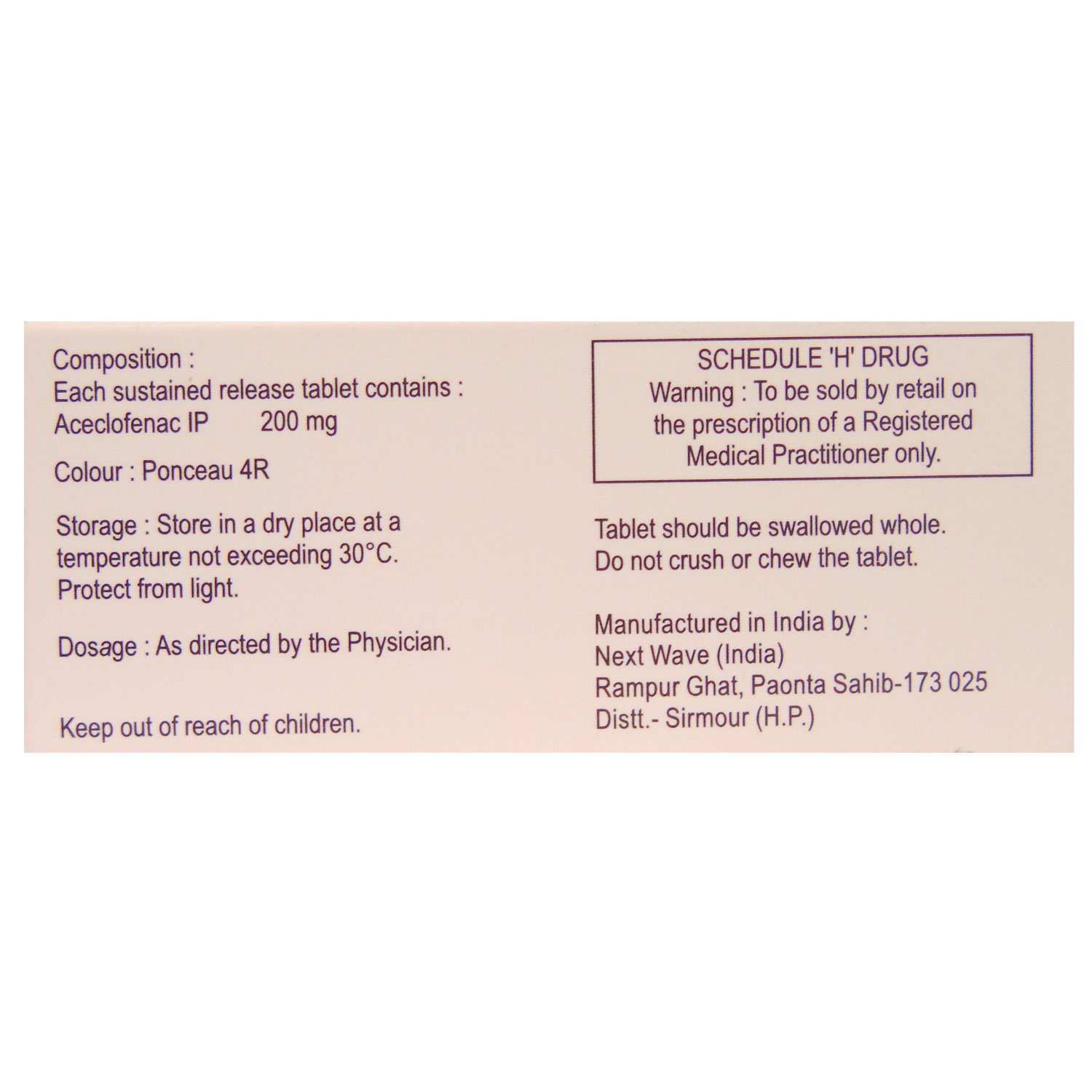 Dolokind SR Tablet 10's, Pack of 10 TABLETS Dolokind SR Tablet 10's, Pack of 10 TABLETS