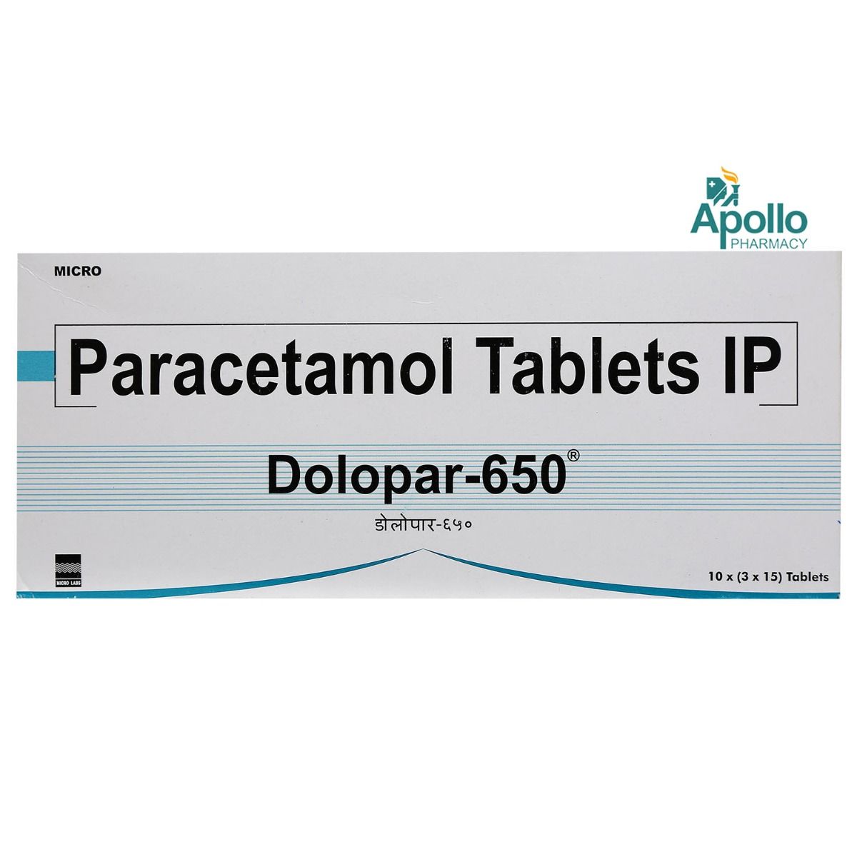 Buy Dolopar-650 Tablet 15's Online
