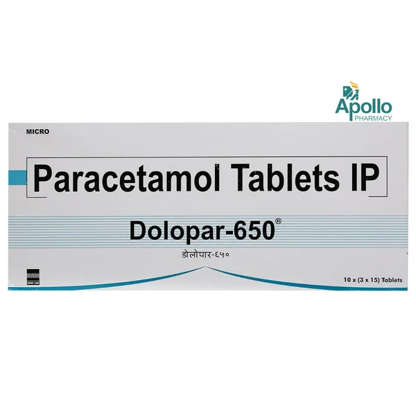 Dolopar-650 Tablet 15's