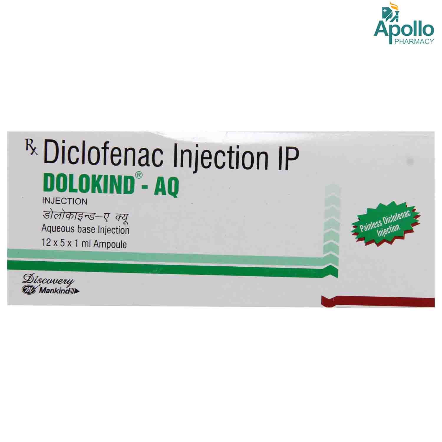 Dolokind Aqua Injection 1's, Pack of 1 Injection Dolokind Aqua Injection 1's, Pack of 1 Injection